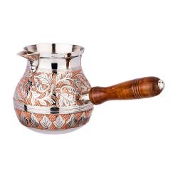 ТУРКА РЕЗНАЯ "ROSSO" 450МЛ. ЛАТУНЬ (КОР=40ШТ.)