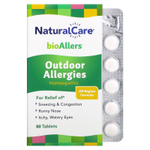 NaturalCare, BioAllers, средство от аллергии, против аллергии на открытом воздухе, 60 таблеток