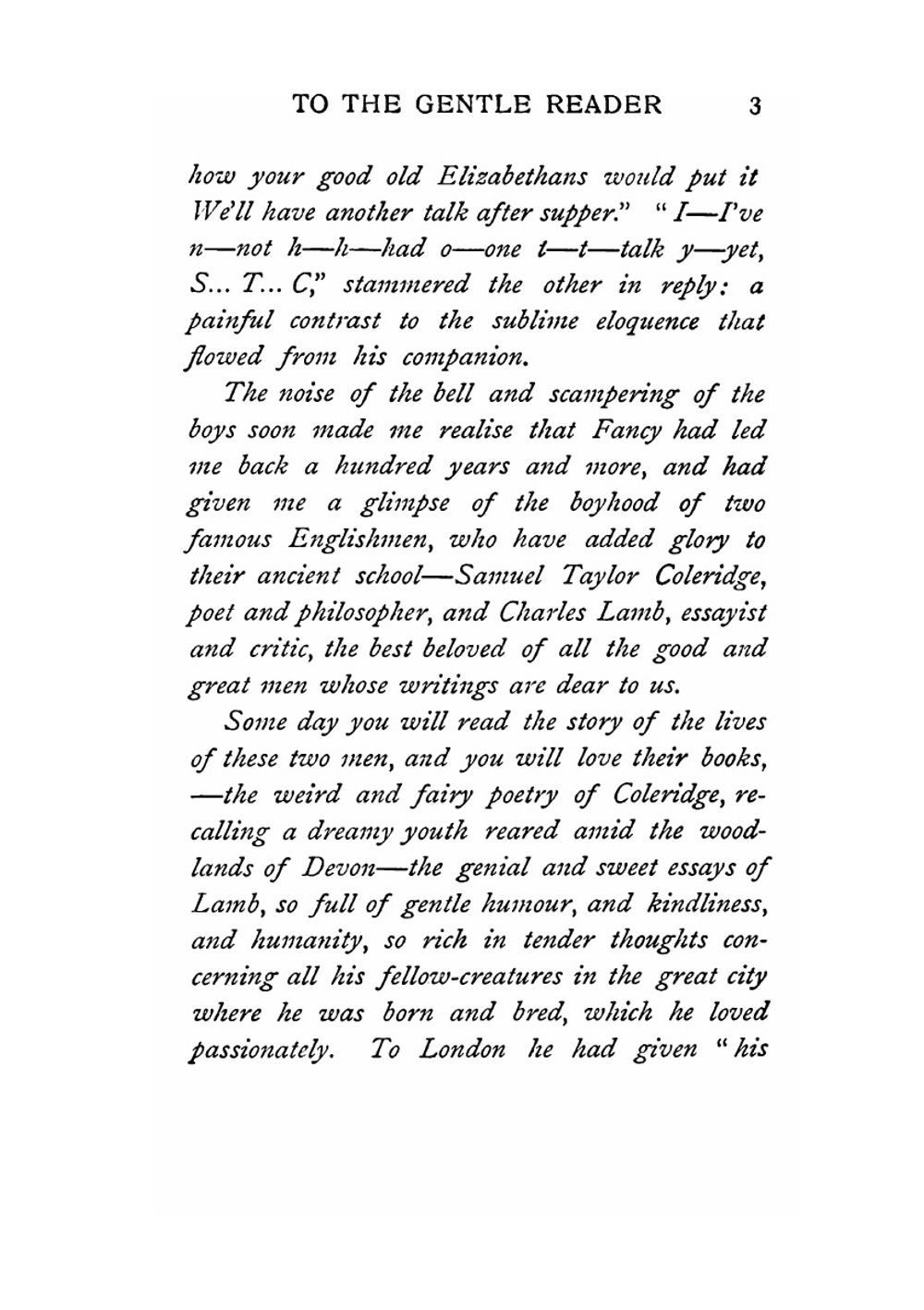 Poetry for Children | Lamb Charles