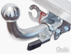 Фаркоп оцинкованный Galia F070C для FIAT Doblo 2001-2010(паспорт и сертификат в комплекте)(без электрики)