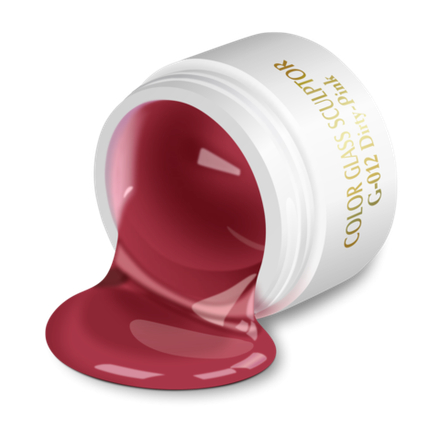 Nail Club Гель витражный G-012 Грязно-Розовый 15 мл