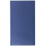 Визитница трехрядная BRAUBERG "Favorite", на 144 визитки, под фактурную кожу, темно-синяя, 231654