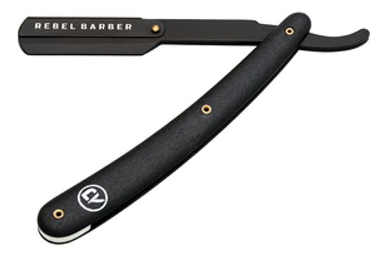 Опасная бритва со сменным лезвием REBEL BARBER Professional Black