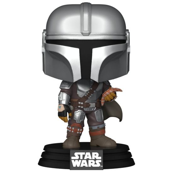 Фигурка Funko POP! Bobble Star Wars Book of Boba Fett Mandalorian w/pouch (585) 68654 / Фигурка Фанко ПОП! по мотивам сериала "Книга Бобы Фетта", Мандалорец