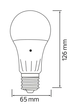 Horoz Светодиодная лампочка с датчиком освещенности 10W 6400K E27 170-240V DARK-10 001-068-0010