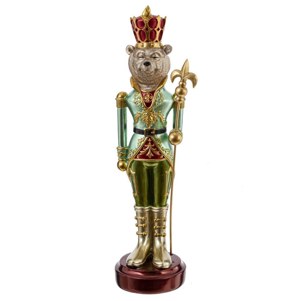 GAEM Фигурка декоративная "Солдатик-медведь", L10,5 W10,5 H41 см