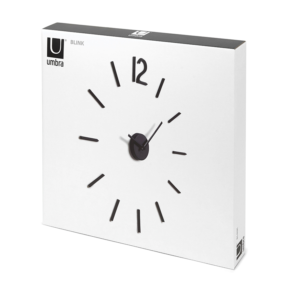 Часы настенные blink, черные