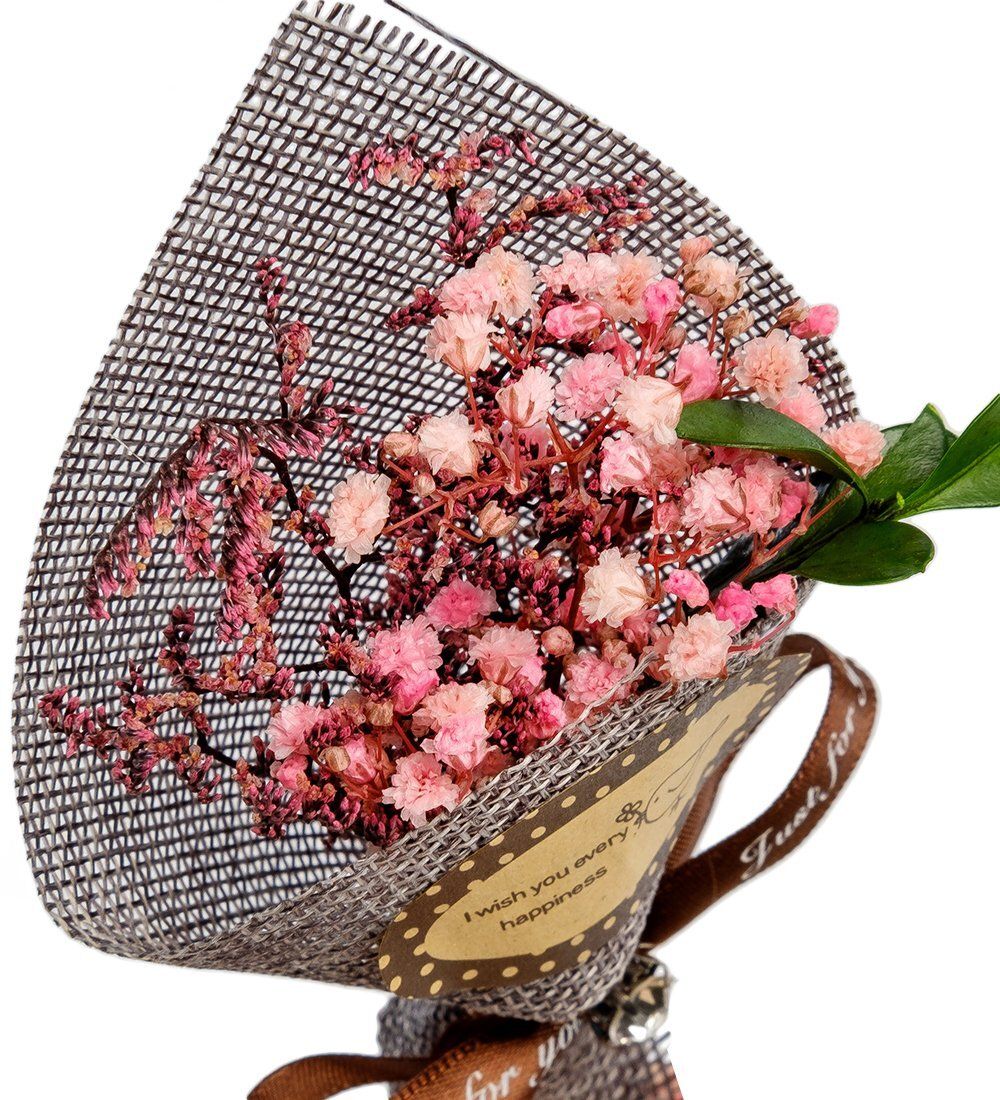 DF-97 Букет из сухоцветов в подарочной коробке «Спасибо тебе!» - Вариант A