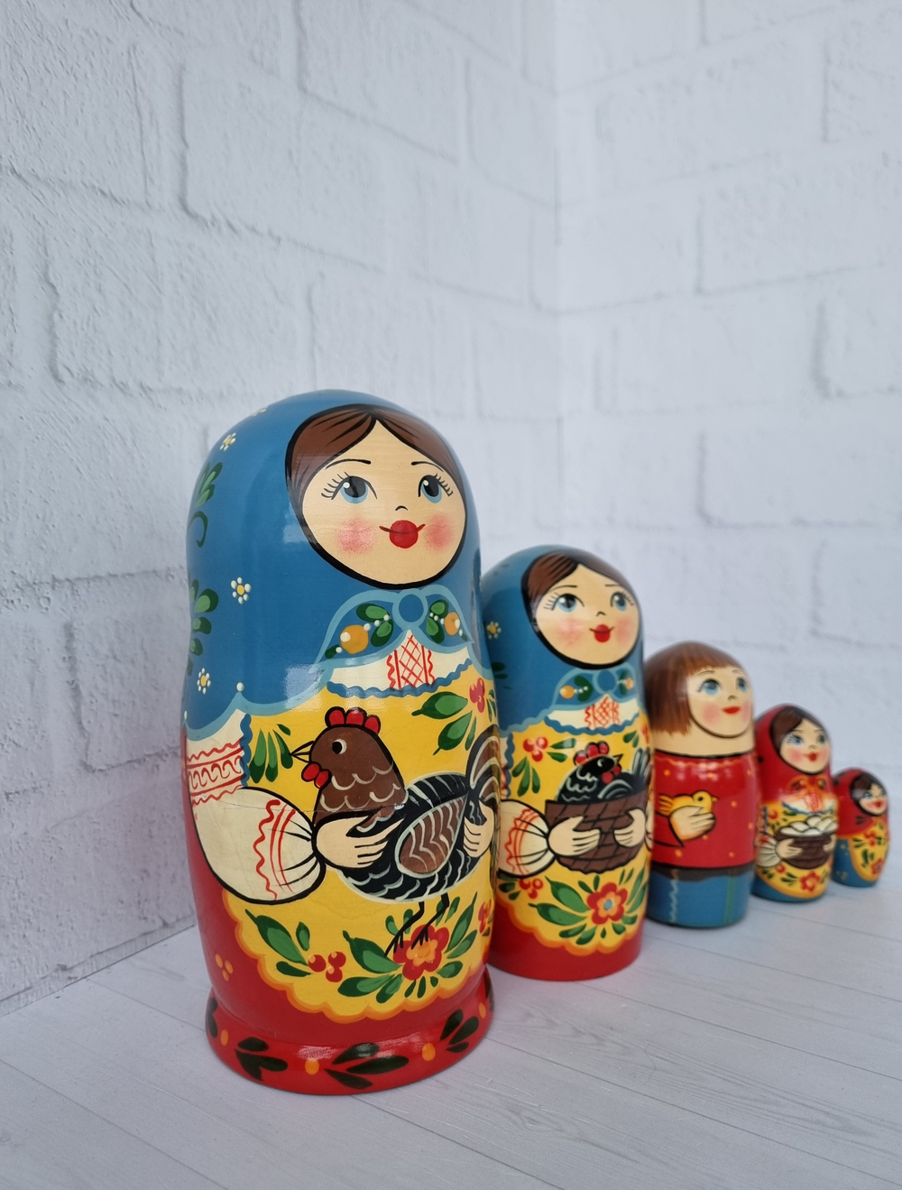 Матрешка "с курочкой" традиция 5мест