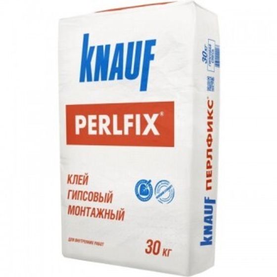 Клей монтажный гипсовый Кнауф Перлфикс (Knauf Perlfix) 30кг УТ