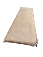 Самонадувающийся туристический коврик Crusoe Camp M7 (198x63x7 см), микрозамша, с кнопками
