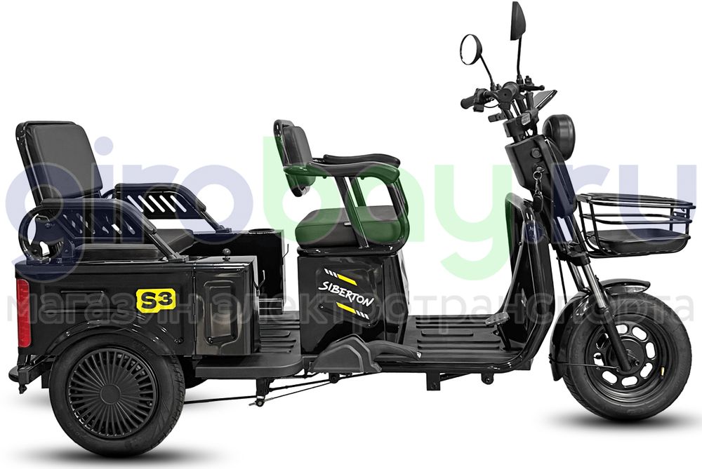 Электротрицикл SIBERTON V3 2000W (60V/21Ah) фото №4
