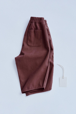 ZARA TIMELESZ БРЮКИ - BAGGY, ЦВЕТ БУРГУНДСКОГО ВИНА