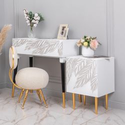 Тумба прикроватная Тропик Стайл Айс Голд правая