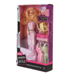 Кукла тип модель, с аксесс. коробка 01359