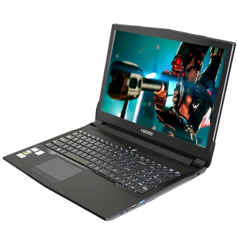 15.6" Ноутбук Hasee Z6-KP7S1 (1920x1080, Intel Core i7-7700HQ, RAM 8ГБ, SSD 128ГБ, Nvidia GeForce GTX 1050, Win 10 Pro)