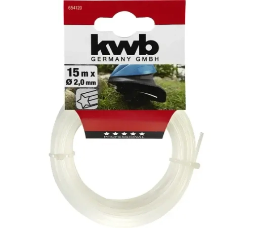 ЗИП1 Корд триммер (леска) 2,0мм, 15м KWB звезда