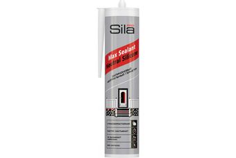 Силиконовый нейтральный герметик Sila бесцветный PRO Max Sealant Neutral Silicone 280 мл