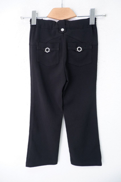 Брюки черные с декором на 7 лет, новые