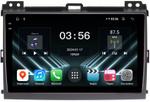 Магнитола для Toyota Land Cruiser Prado 120, Lexus GX470 (экран климата внизу) - FarCar S280 монитор 9.5" IPS на Android 13, CarPlay