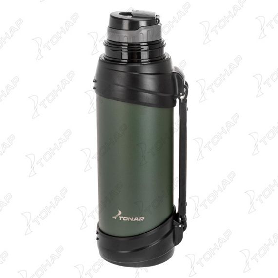 Термос (T-KD-938-2.5) 2500ML хаки (дополн.пласт.чашка, ручка) TONAR