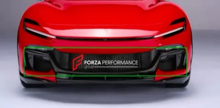 Карбоновая верхняя губа переднего бампера для Ferrari Purosangue 2023+ Феррари Пуросанг