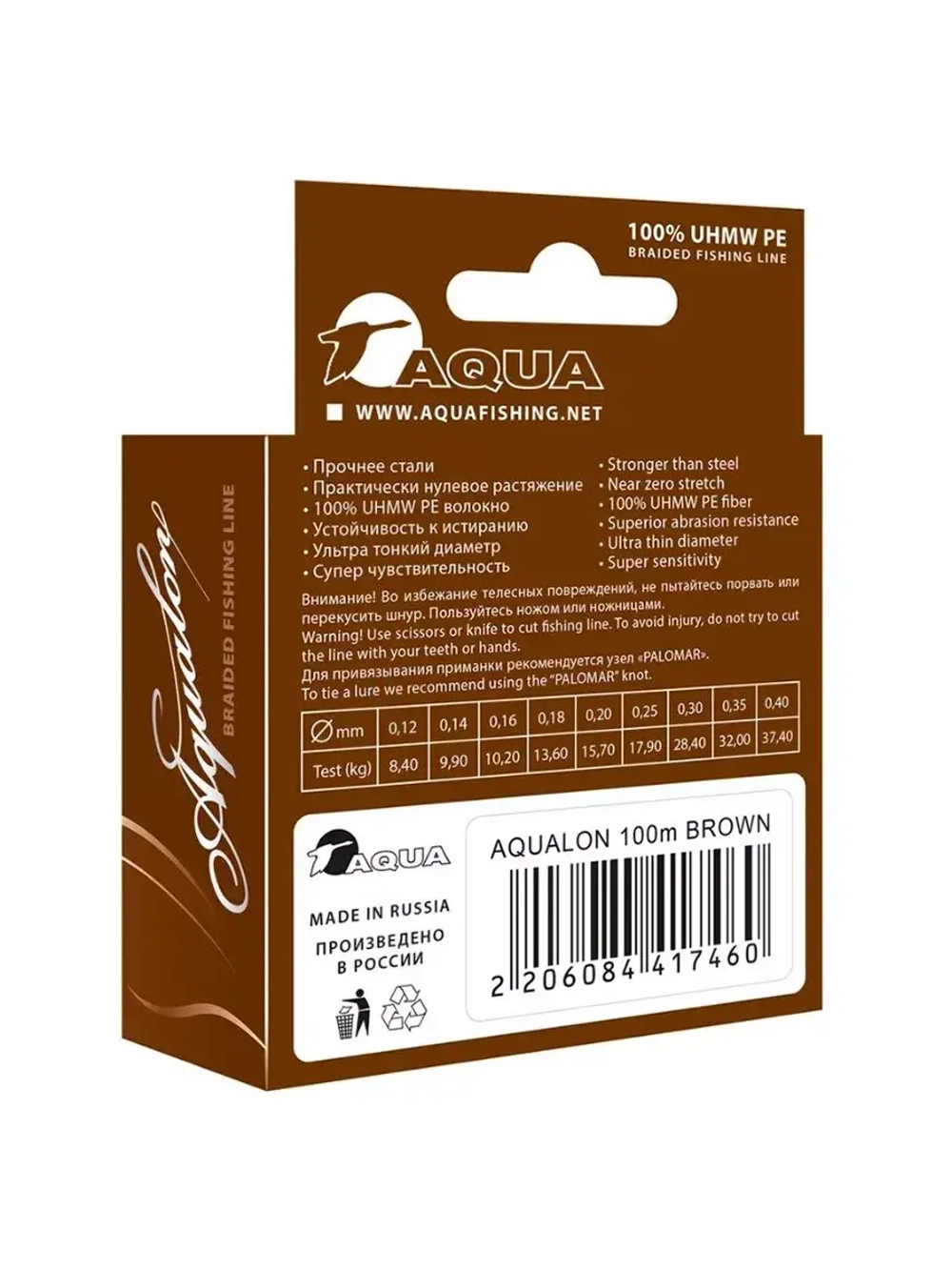 Плетеный шнур для рыбалки lon Black 0,12mm 100m