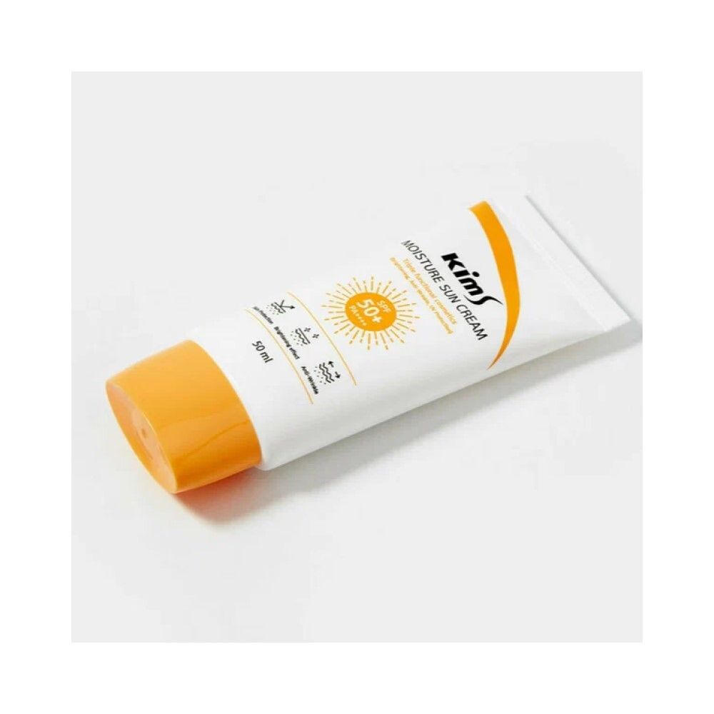 Увлажняющий солнцезащитный крем для лица Kims Moisture Sun Cream SPF 50+ PA++++ Triple Function, 50 мл