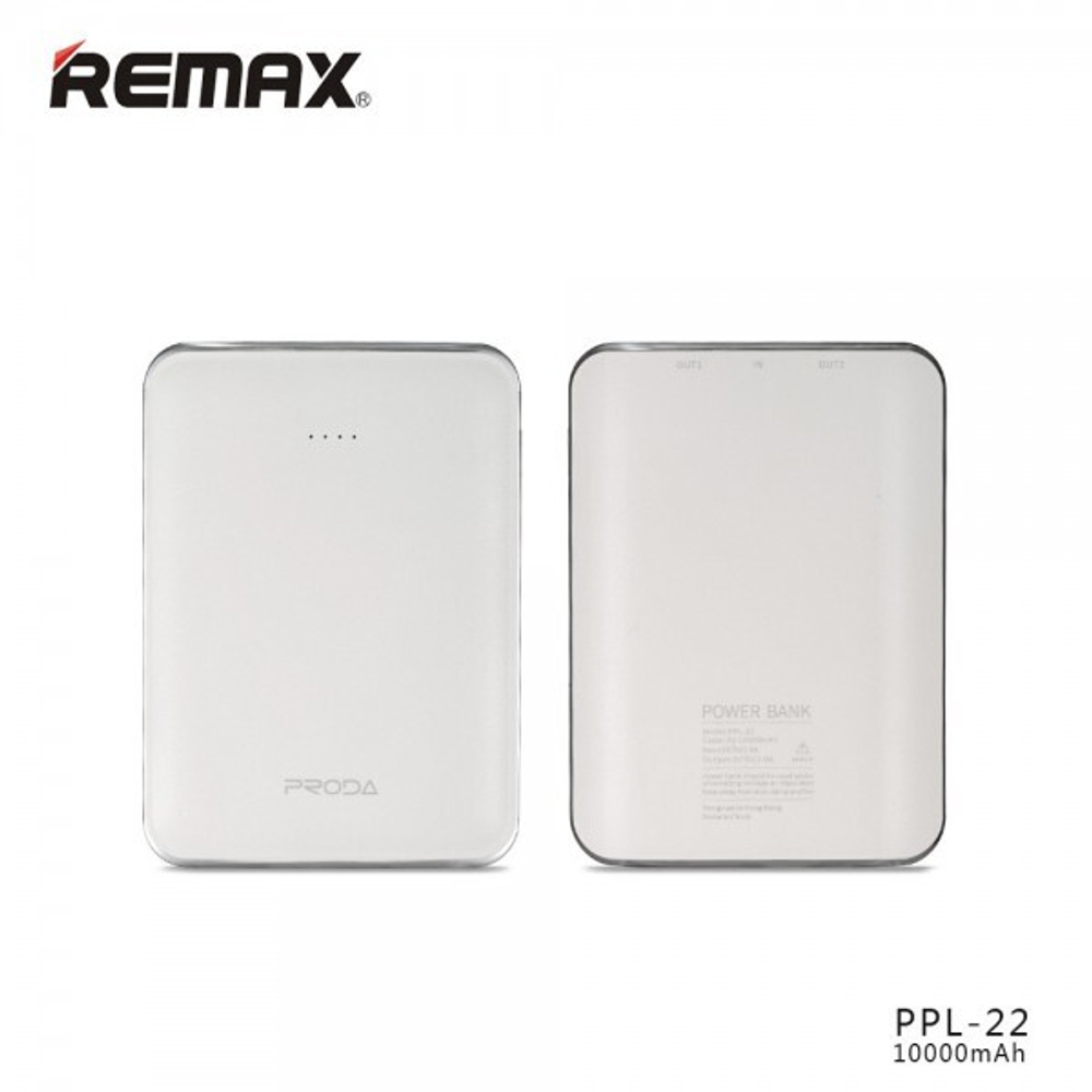 Портативный аккумулятор Proda Mink PPL-22 10000 mAh (белый)