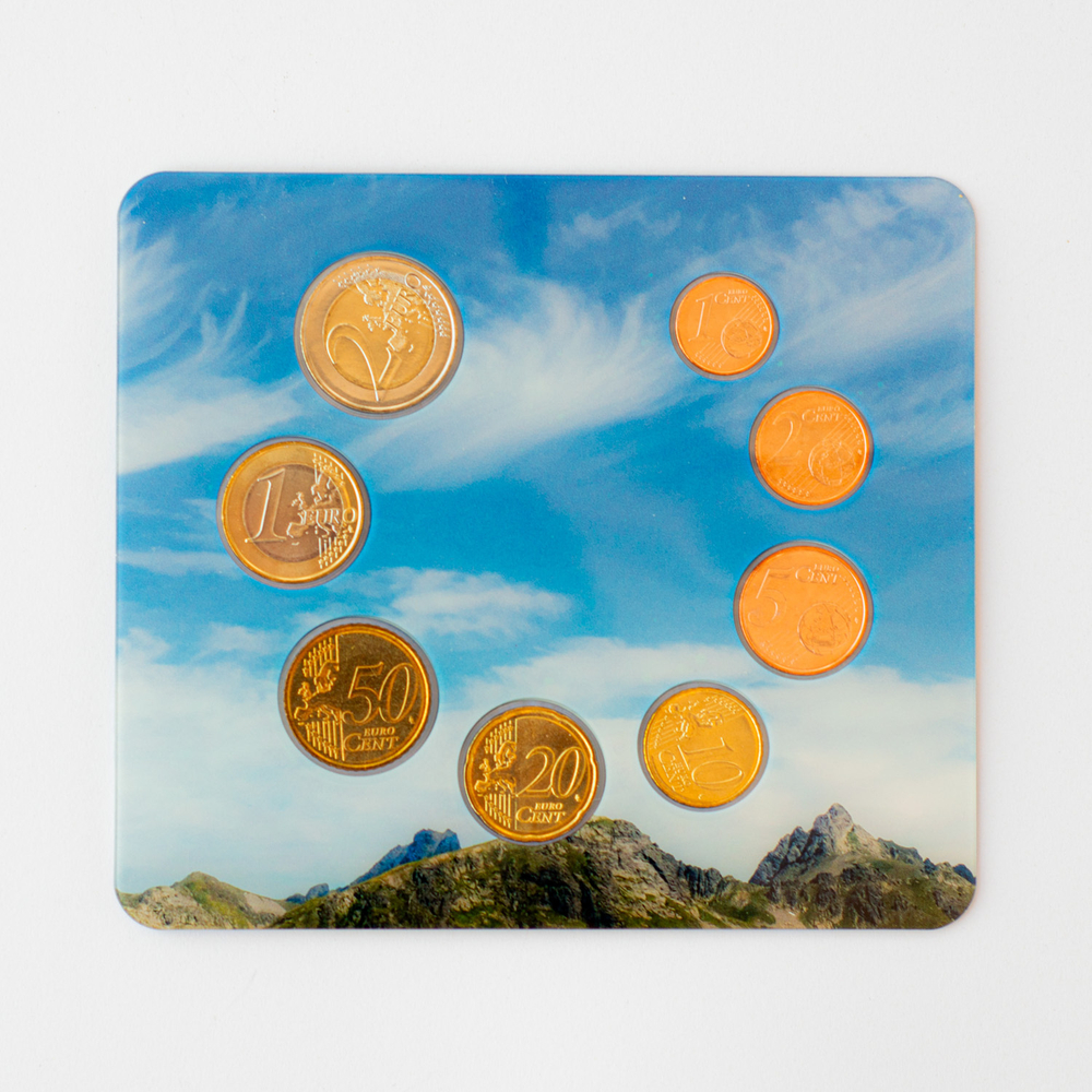 Andorra 2015 Brilliant Uncirculated (BU) Coin Set