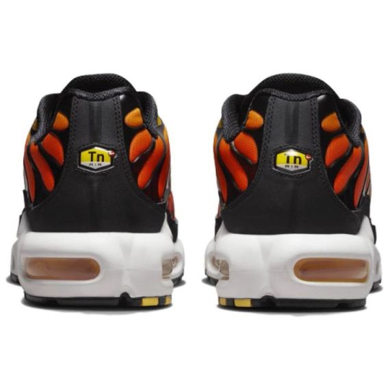 Nike Air Max Plus Беговые кроссовки Низкие Черные и Оранжевые Желтые Унисекс