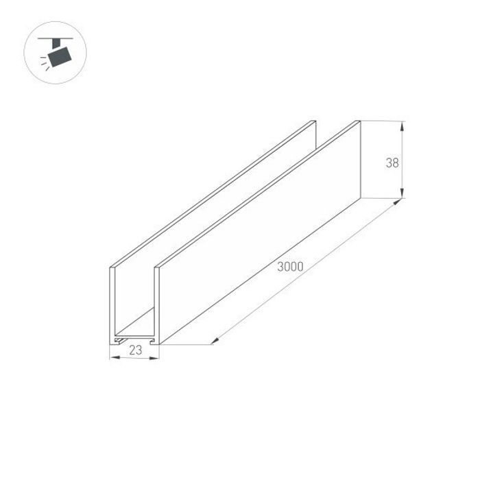 Шинопровод Arlight 033243