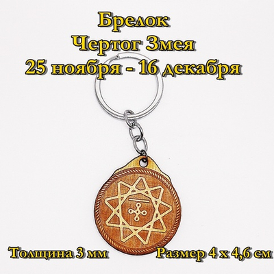 Брелок Чертог Змея. 25 ноября - 16 декабря