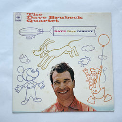 Винтажная виниловая пластинка LP The Dave Brubeck Quartet Dave Digs Disney (Япония 1979) (Без Оби)