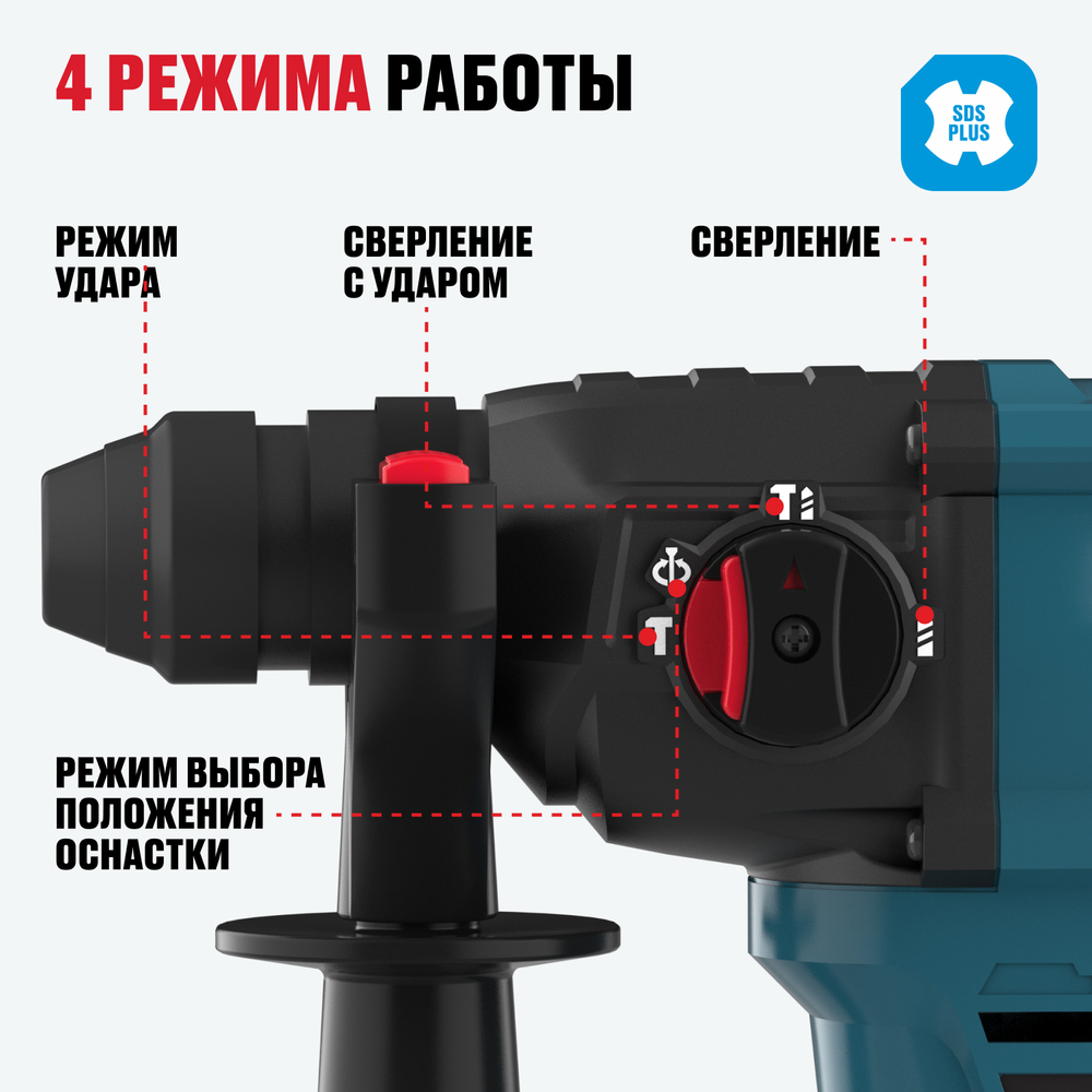 Бесщеточный аккумуляторный перфоратор ALTECO CRH 21-25 KV BL Solo (без АКБ И ЗУ)