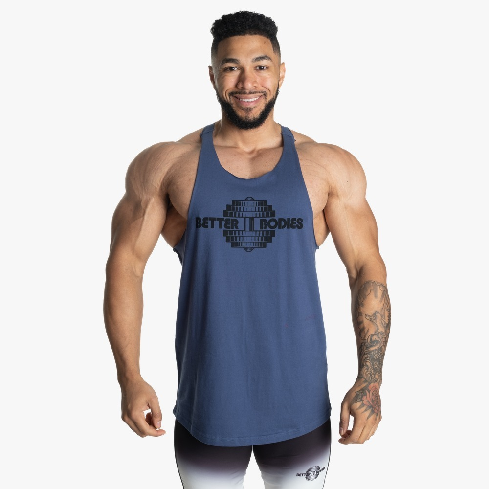 Майка Better Bodies Team BB Stringer V2 Sky Blue