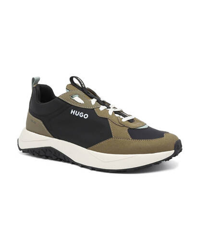 Кроссовки Kane_Runn_nymf HUGO - хаки(50498687)