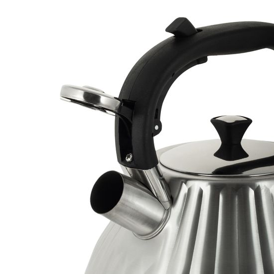 Чайник 3 л. из нержавеющей стали со свистком Kamille KM 0859