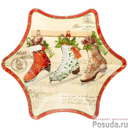 198-158 Блюдо "Рождественская сказка" 25 см