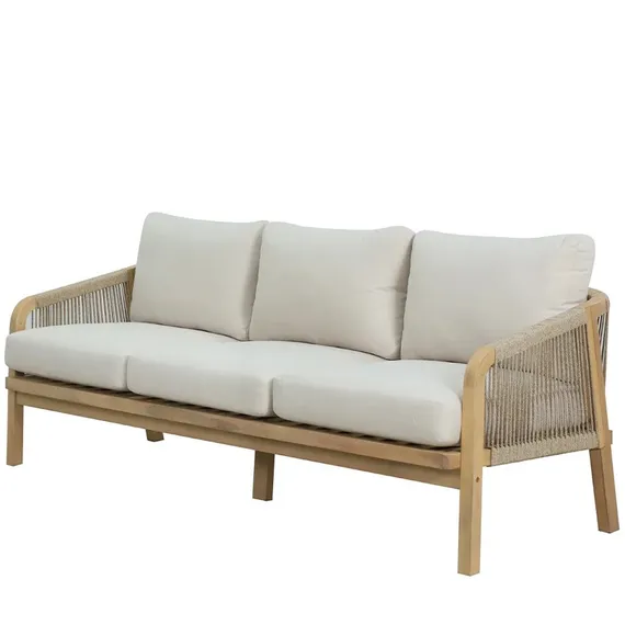 Уличный трехместный диван Ravona KD, массив акации