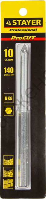 STAYER Центрирующее сверло для кольцевых коронок , Professional (33347)