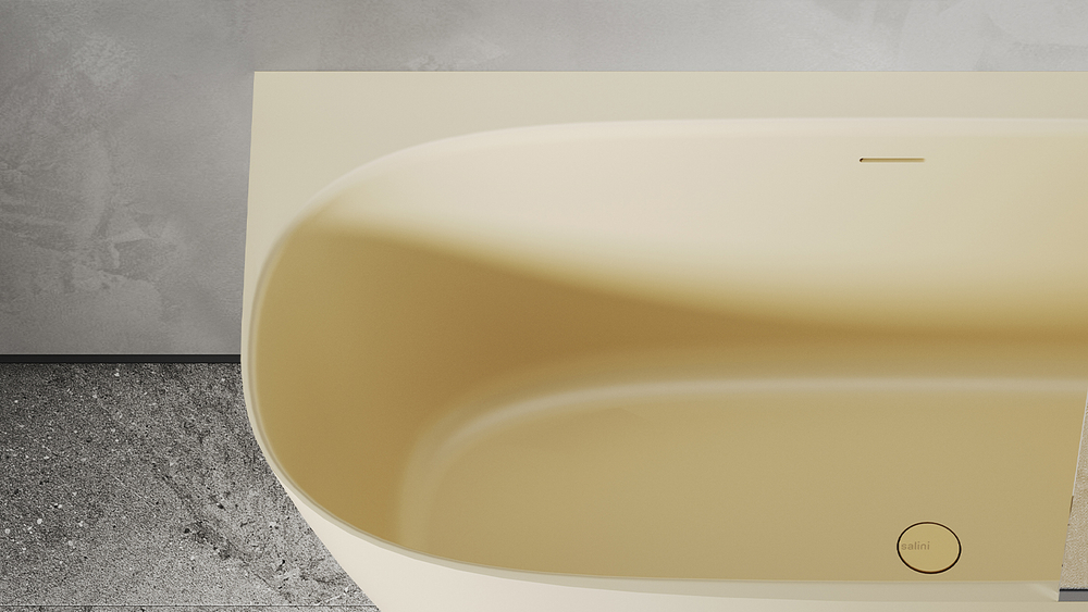 Ванна SOFIA CORNER R 170x85 матовая покраска по RAL полностью