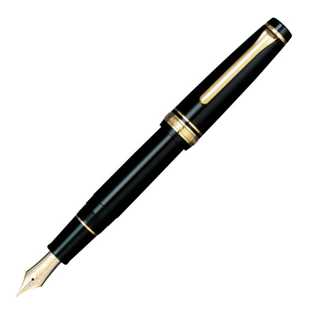 Ручка перьевая Sailor Pro Gear Black GT с пером 21K Bicolor EF (11-2036-120)