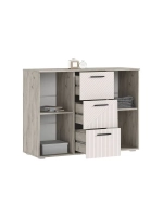 Комод для одежды Кашемир 3 ящика, 120х45х91 см