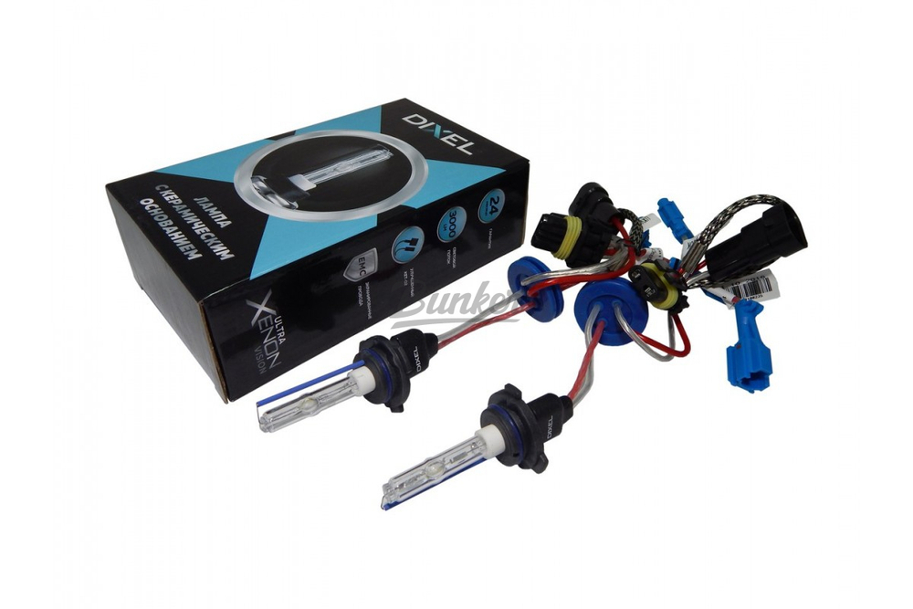 Комплект ксенона Dixel Slim 35W UXV +30%, 9-16V, цоколь HB4, температура свечения 5000K, компл.