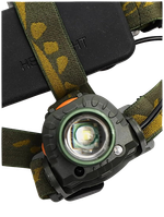 Фонарь Налобный Огонь HT-427 с датчиком движения 1х18650 Зарядка авто + 220В