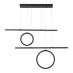 359183 OVER NT23 314 черный Светильник подвесной диммируемый, в комплекте пульт ДУ IP20 LED 4000К 116W 220V ONDO