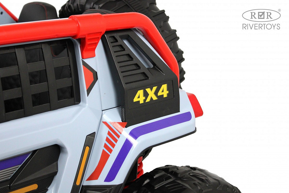 Детский электромобиль RiverToys K007AM синий