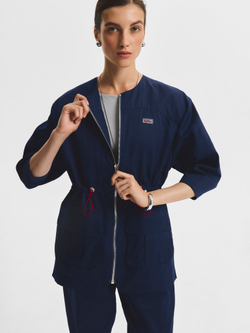 Жакет медицинский женский Волюмэ, нэви