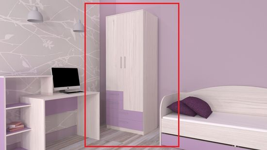 Шкаф МАДРИД правый